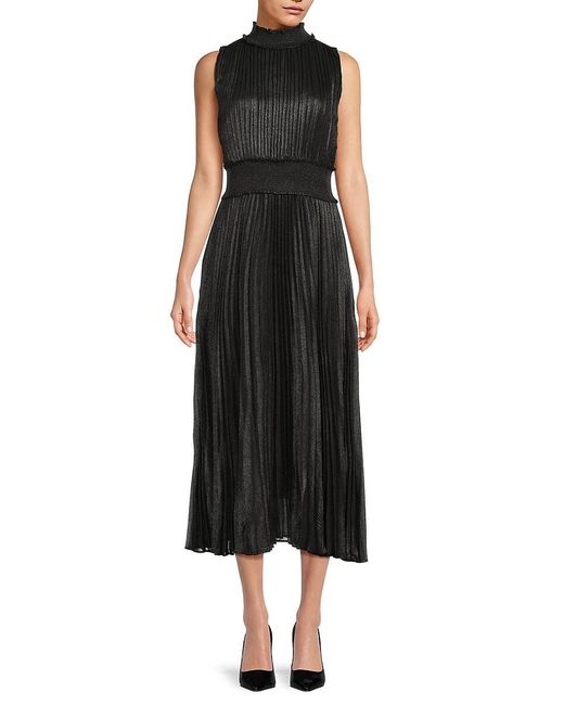 Black mock hotsell neck midi dress