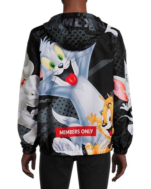 Members only cheap cartoon jacket