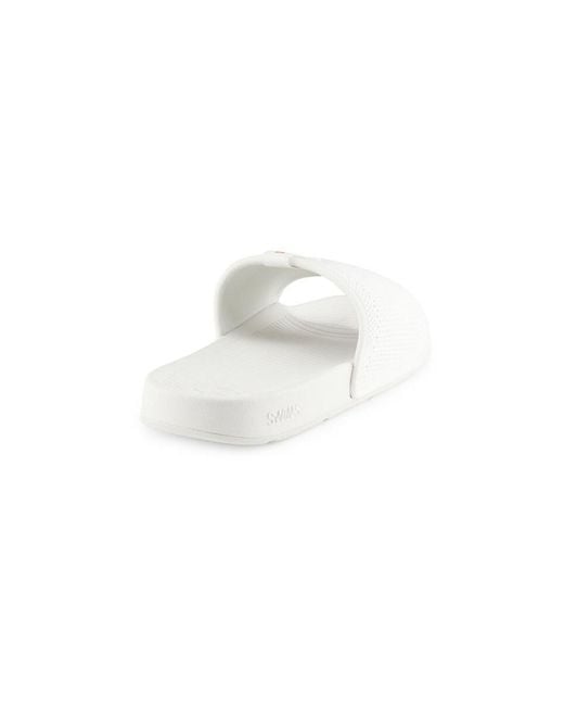 Swims White Cabana Mesh Slides for men