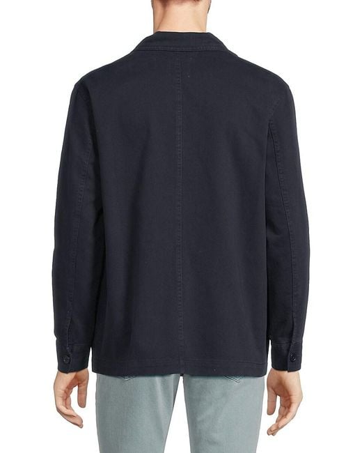 Joe's Jeans Blue Chore Denim Shirt Jacket for men