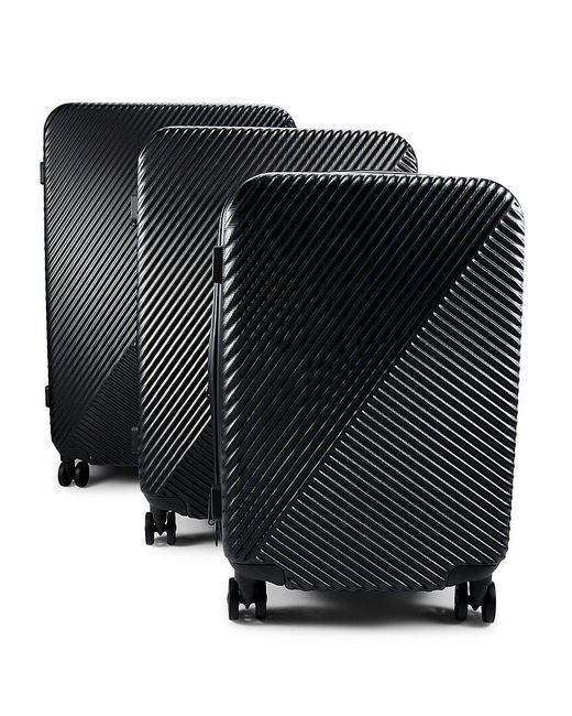 CALPAK Black Ryon 3-piece Hardshell Luggage Set for men