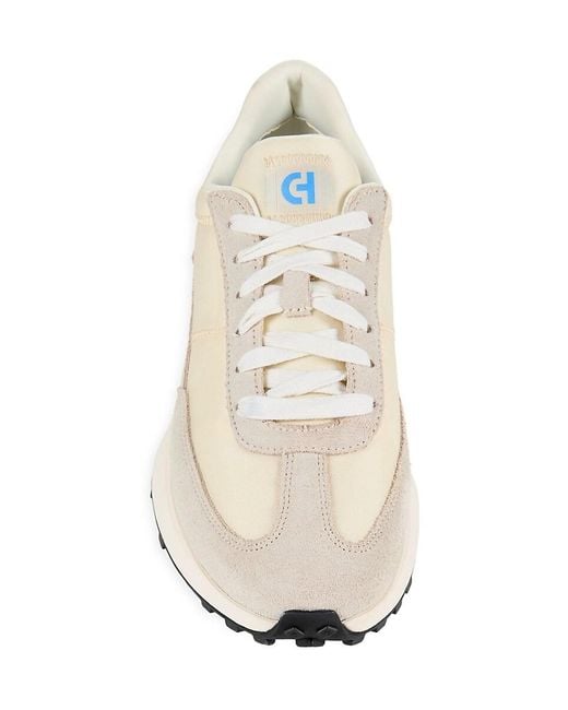 Cole Haan White Grand Midtown Colorblock Sneakers for men