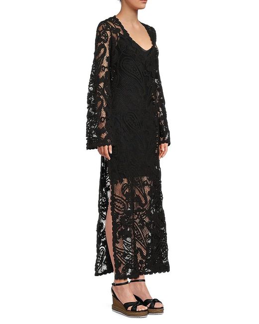 Hemant & Nandita Pine Green Paisley Short Dress