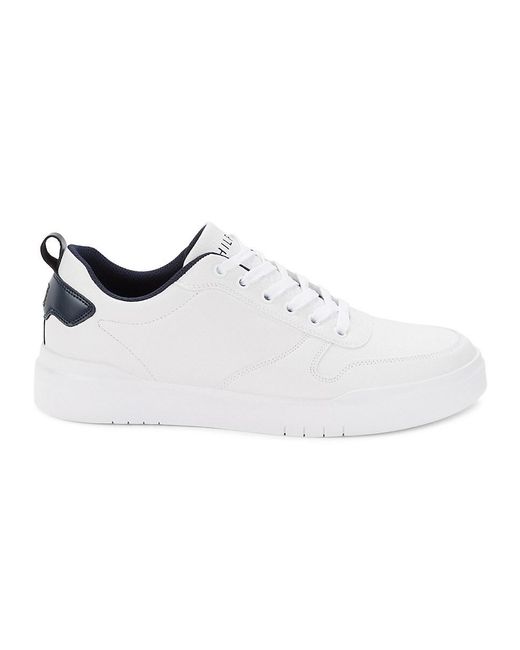 Tommy Hilfiger White Low Top Court Sneakers for men