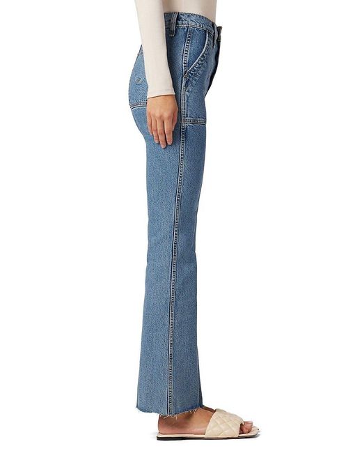H by Hudson Hudson Utility Faye Ultra High Rise Bootcut Jeans in Blue