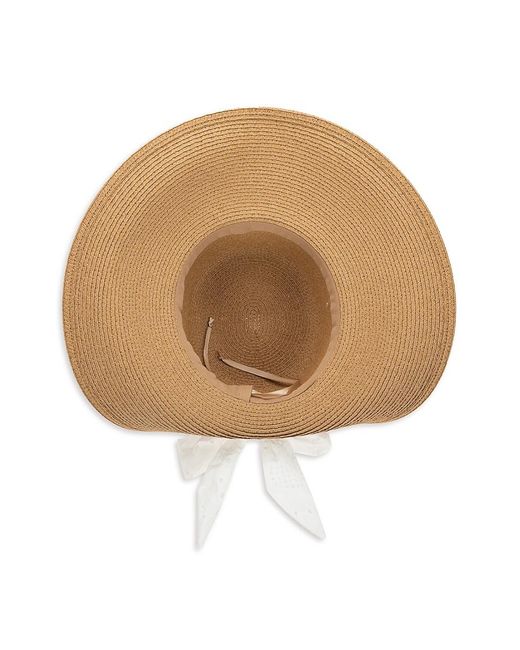 San Diego Hat White Lace Trim Sun Hat