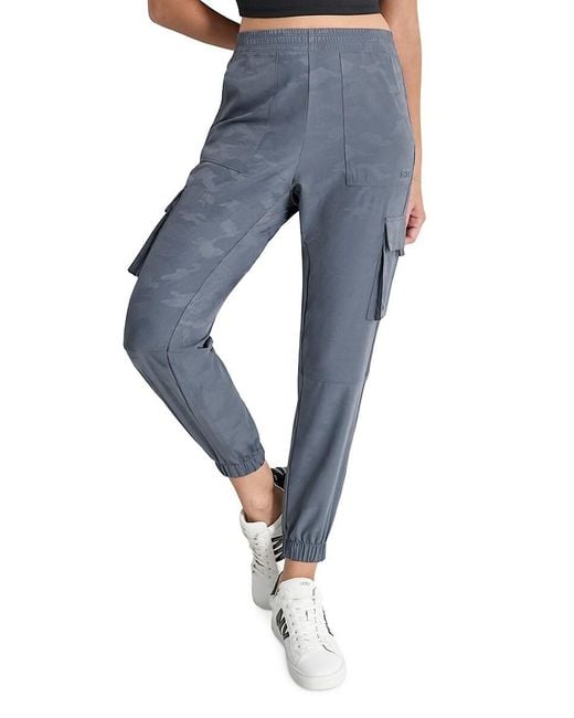 DKNY Blue Camo Print Joggers