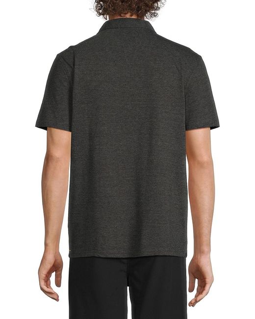 Kenneth Cole Black 'Solid Polo for men