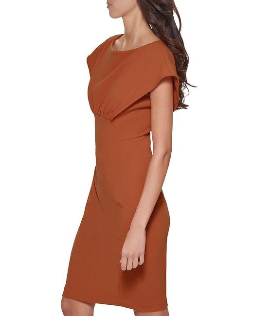 Calvin klein store brown dress