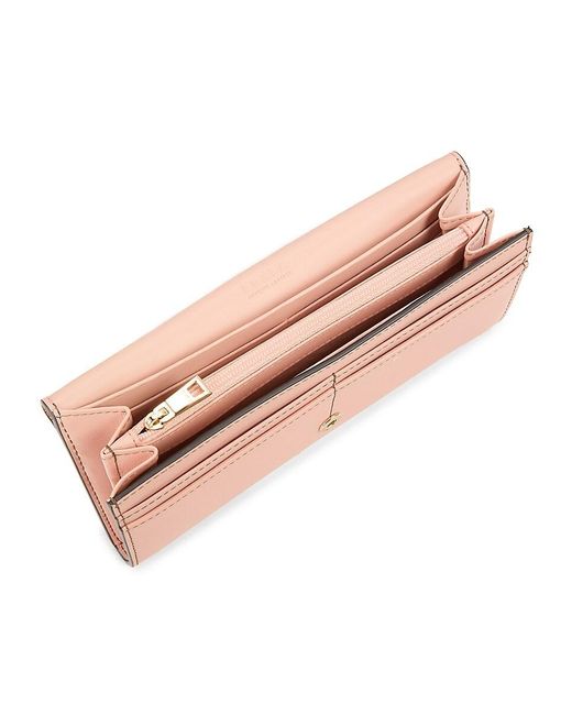 Furla Pink Continental Leather Wallet