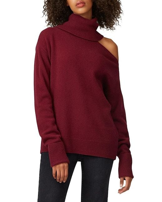PAIGE Raundi Wool Blend Turtleneck Sweater in Red Lyst UK