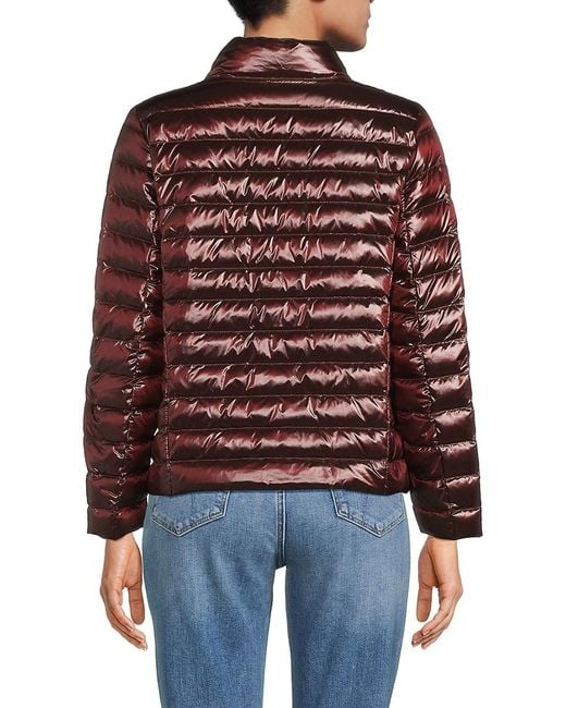 J.McLaughlin Red J. Mclaughlin Hayes Stand Collar Down Jacket