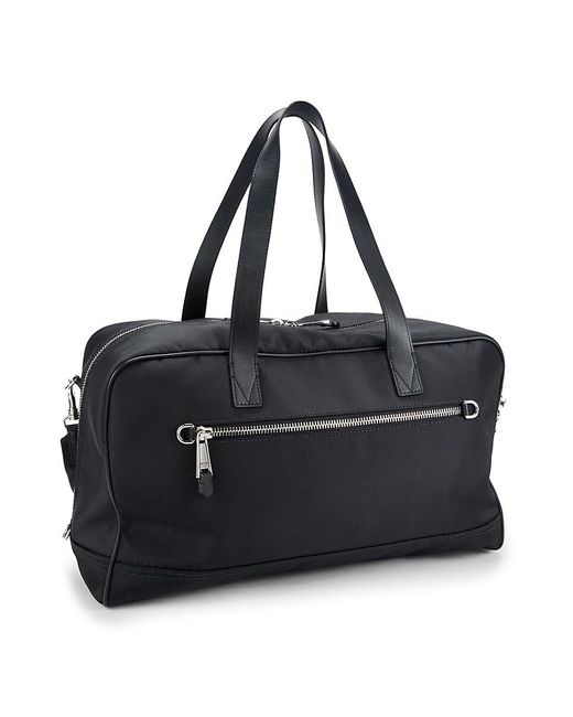 Moschino Black Logo Duffle Bag for men