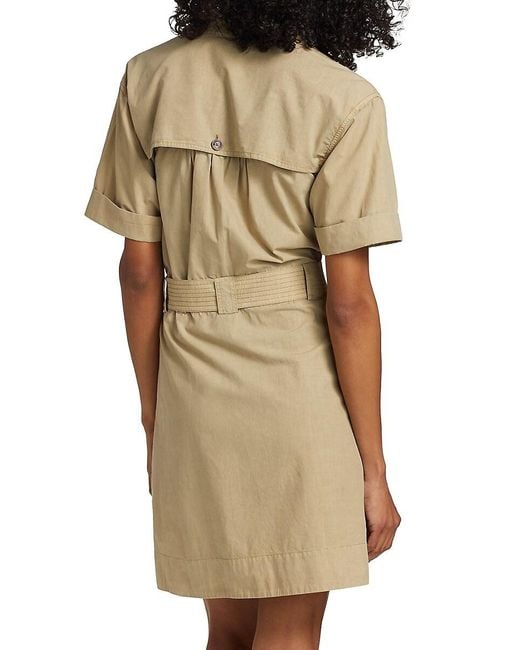 Rails Natural Natalie Twill Belted Wrap Minidress