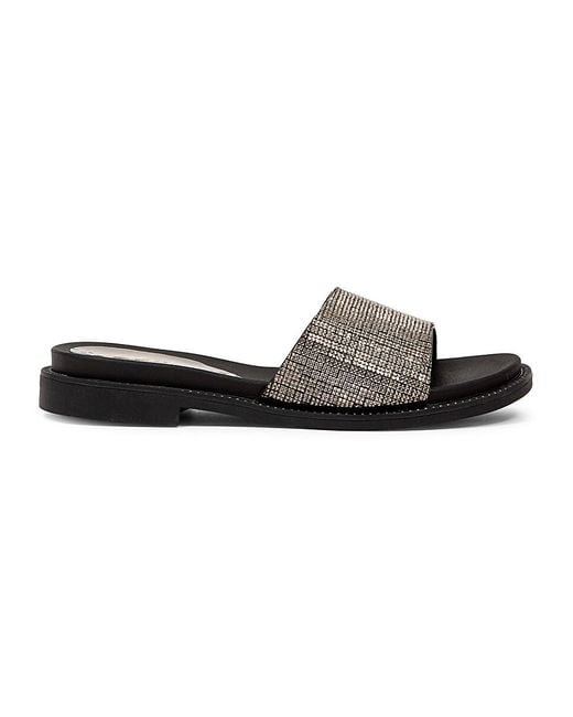 Chic by Lady Couture Flavor Rhinestone Sandals in Black Lyst UK
