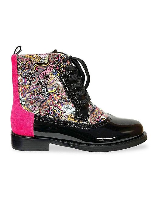 Lady Couture Chelsea Colorblock Oxford Boots in Black Lyst