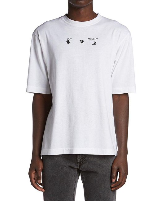 Off-White c/o Virgil Abloh Neen Arrow Skate T-shirt in White for