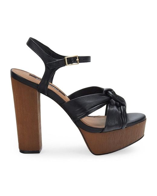 BCBGMAXAZRIA Bcbgmaxazria Kaleesi Stackheel Platform Leather Sandals