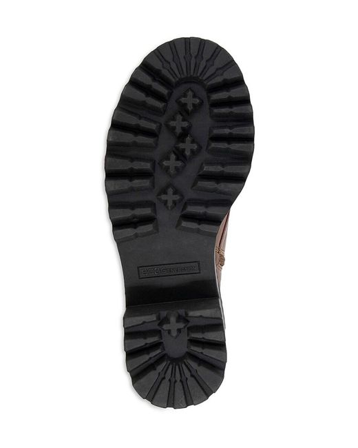 BCBGeneration Lug Sole Combat Boots in Brown Lyst UK