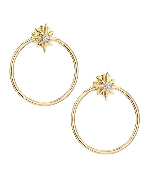 Roberto Coin Disney X Princess Cinderella Diamond Stud & 18k Hoop