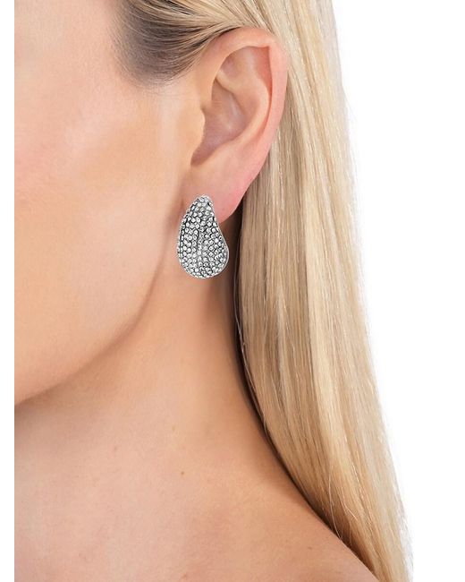 Eye Candy LA Multicolor Luxe Mallory Silvertone & Cubic Zirconia Drop Earrings