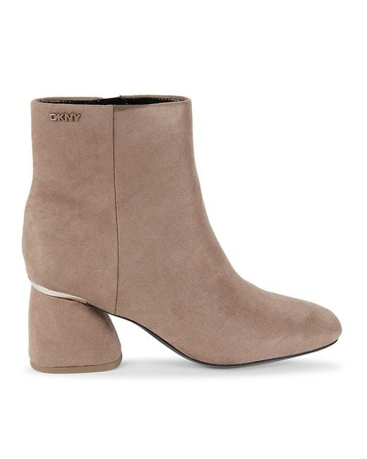 DKNY Brown Caleena Ankle Boots