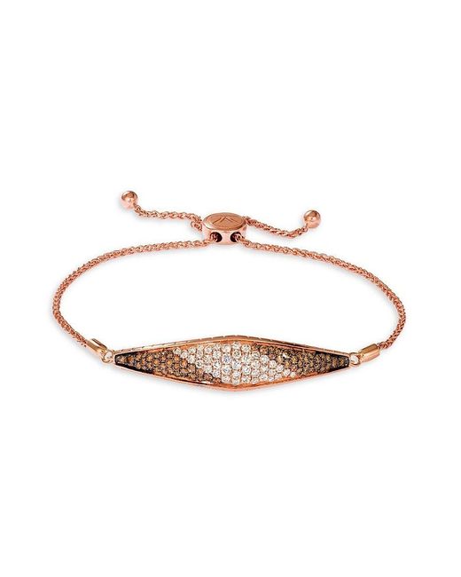 Le Vian 14k Strawberry Gold®, Black Rhodium, Chocolate Ombré Diamonds