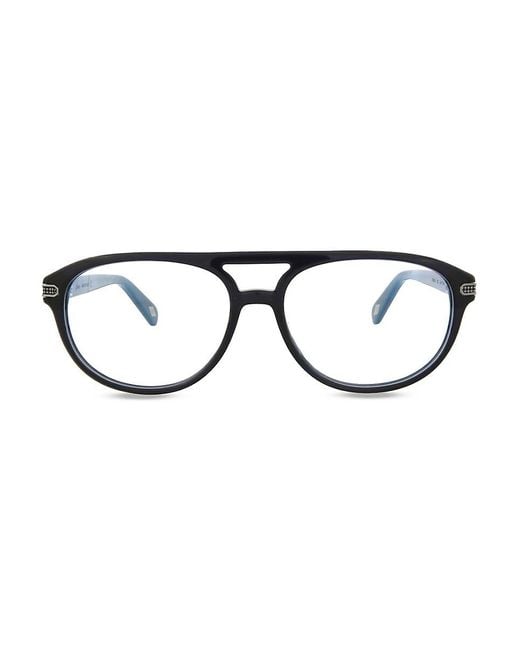 Round aviator eyeglasses top