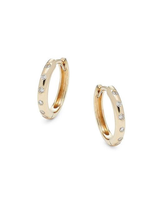 Saks Fifth Avenue Saks Fifth Avenue 14k Yellow Gold 0.117 Tcw