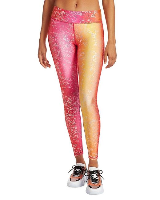 Terez Red Balayage Foil Leggings