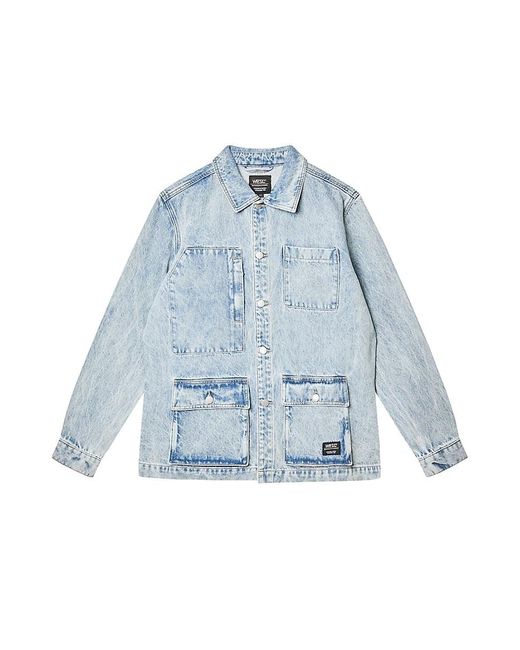 Wesc Blue Denim Chore Jacket for men