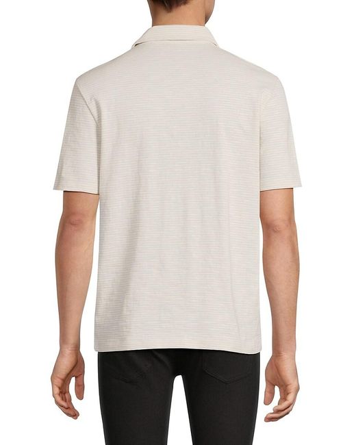 Vince Blue Short-Sleeve Polo Shirt for men