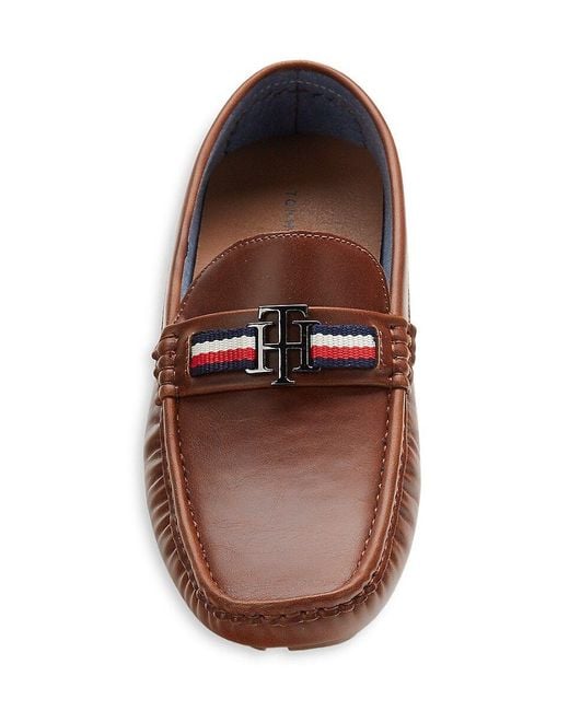 Tommy hilfiger 2024 loafers brown