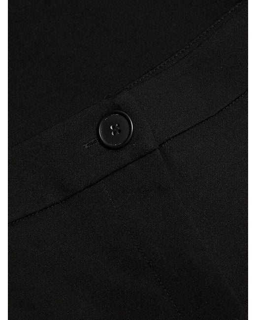 Saks Fifth Avenue Black Collection Straight-Leg Split-Hem Pants