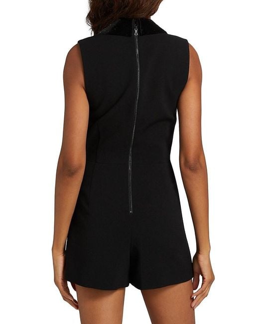 Alice + Olivia Black Alice + Olivia Carlena Sequined Blazer Minidress