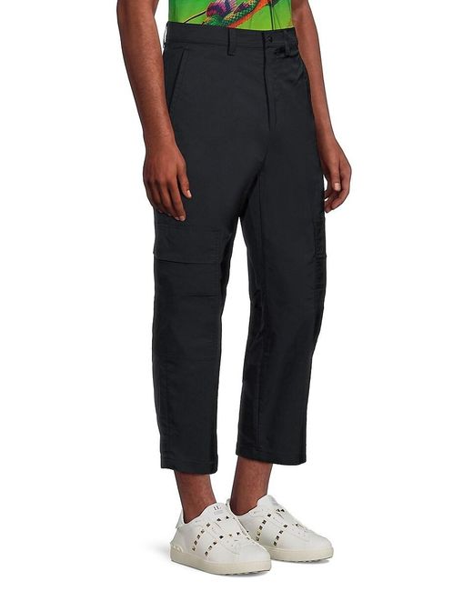 Valentino Black Cropped Pants for men