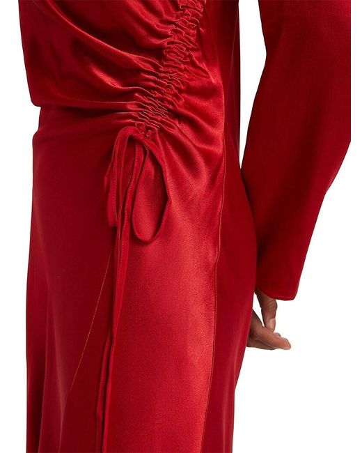 Rails Red Alessandra Satin Minidress