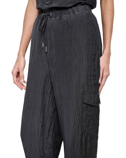 DKNY Natural Crinkled Jogger Pants