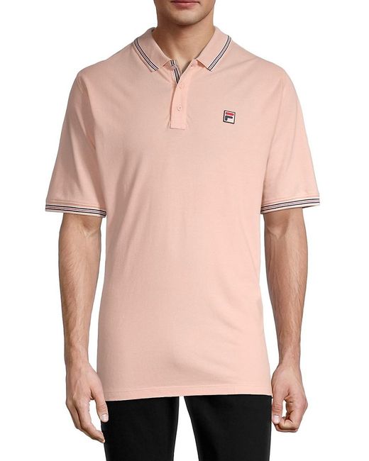 Fila Cotton Matcho 3 Polo in Peach 