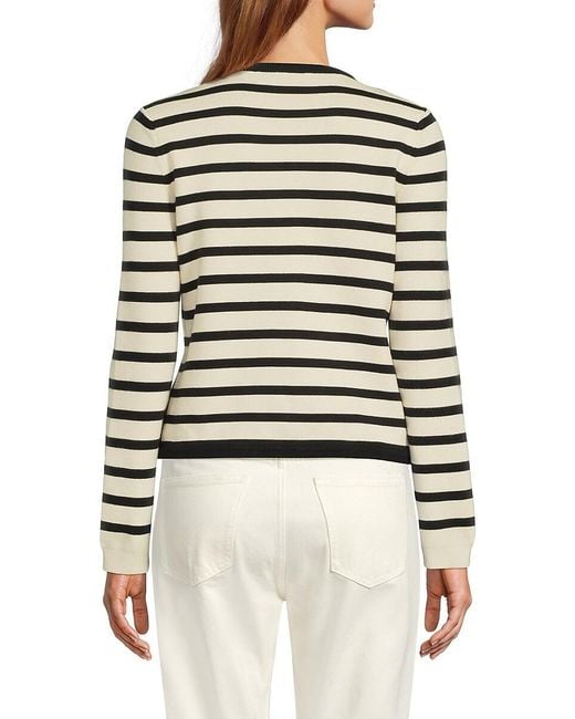 Rag & Bone Multicolor Dee Striped Cotton-Blend Cardigan