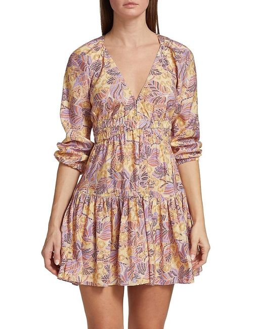 A.L.C. Pink A. L.C. Isla Floral Minidress