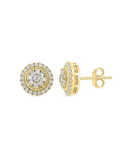 Effy
 Effy Radiant Value 14K Goldplated Sterling Silver & 0.24 TCW Diamond Bangle Bracelet
