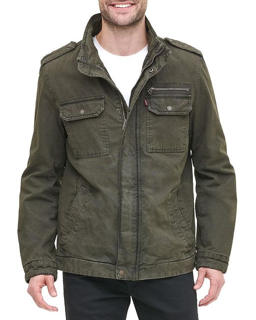 Levi's Green Military Field Jacket for men