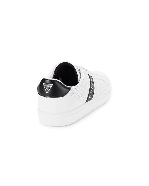 Guess White Logo Sneakers for men