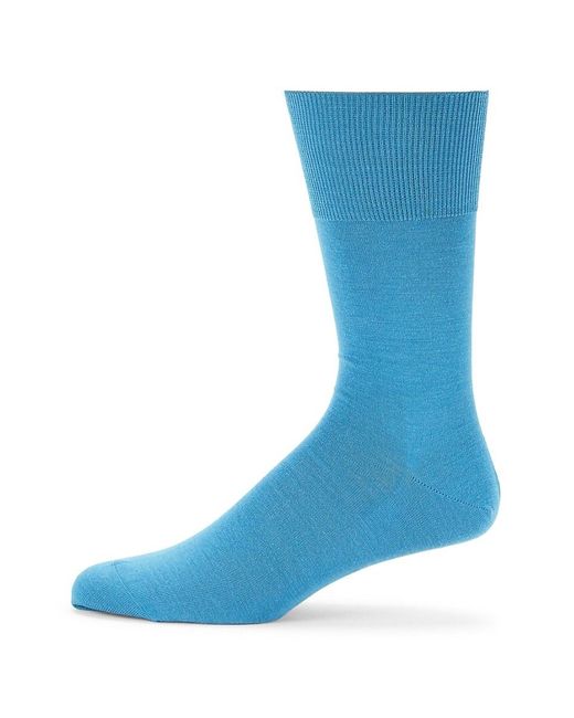 FALKE Airport Perfect-fit Merino Wool Crew Socks in Blue for Men | Lyst