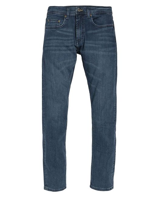 Rodd & Gunn Blue Briggs Whiskered Straight Jeans for men