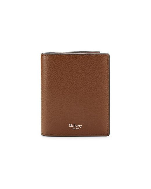Mulberry Brown Leather Bifold Wallet for men