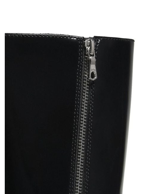 Rag & Bone Black Joni Leather Knee-High Boots