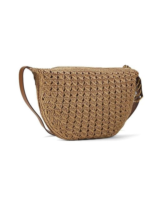 Rag & Bone Brown Medium Mercer Straw Shoulder Bag