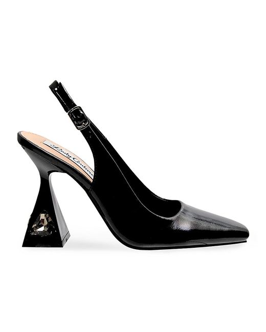 Lady Couture Black Mistic Square Toe Slingback Pumps